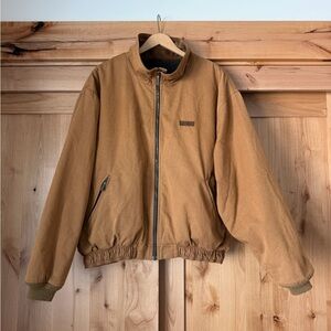 LL Bean canvas bomber jacket